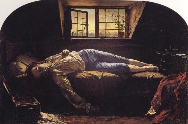Henry Wallis Chatterton Norge oil painting art